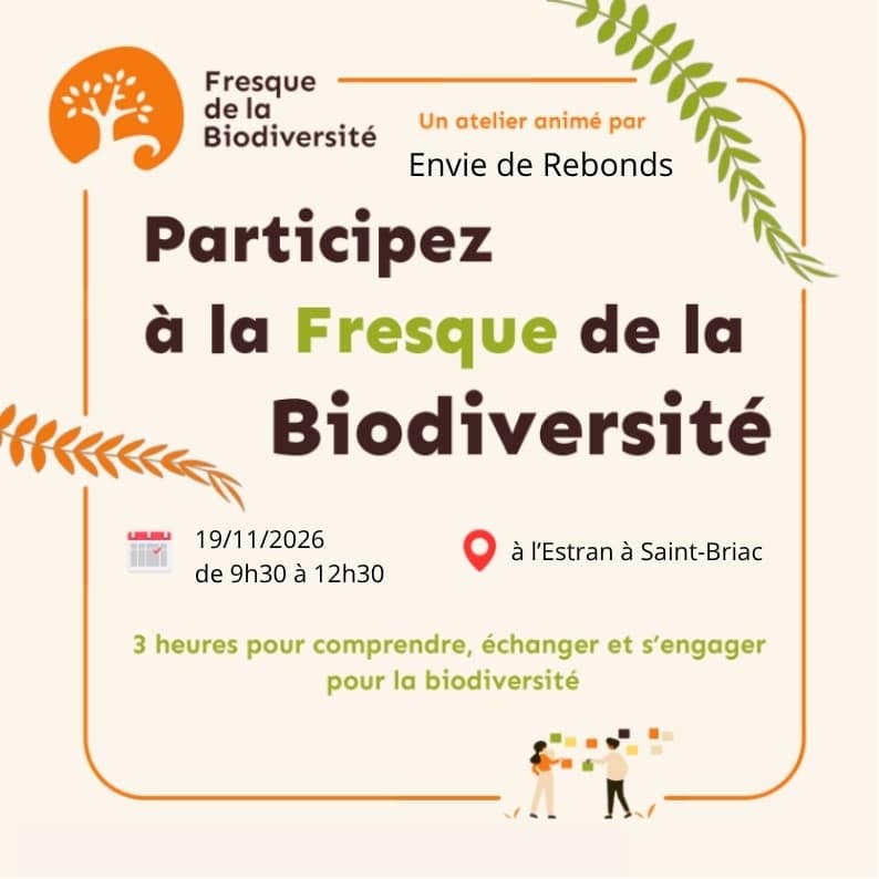 Fresque de la biodiversité le 19 novembre à l'Estran